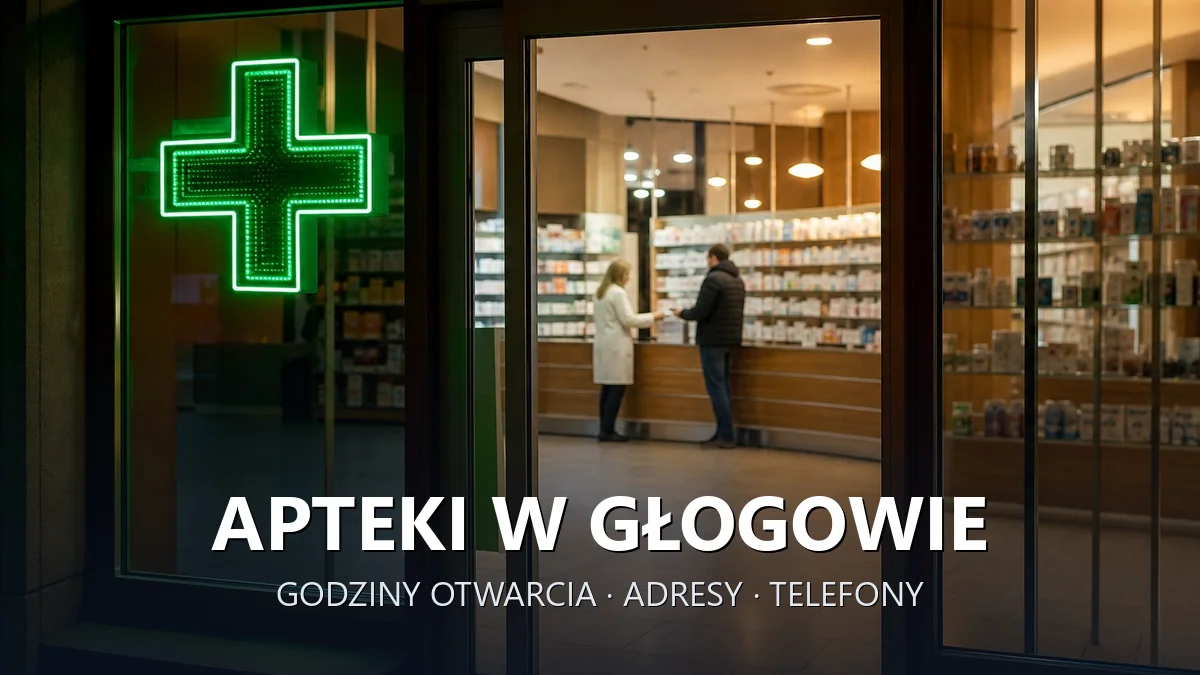 Apteki w Głogowie - godziny otwarcia i dyżury