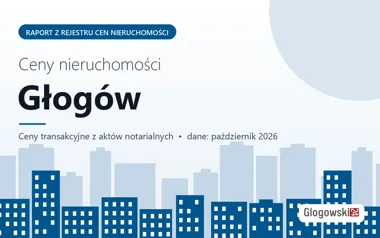 Ceny mieszkań w Głogowie — październik 2026