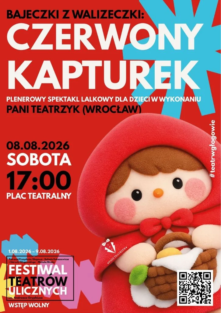 Grafika promocyjna wydarzenia Bajeczki z walizeczki: Czerwony Kapturek