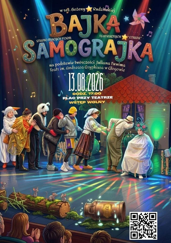 Grafika promocyjna wydarzenia Bajka Samograjka