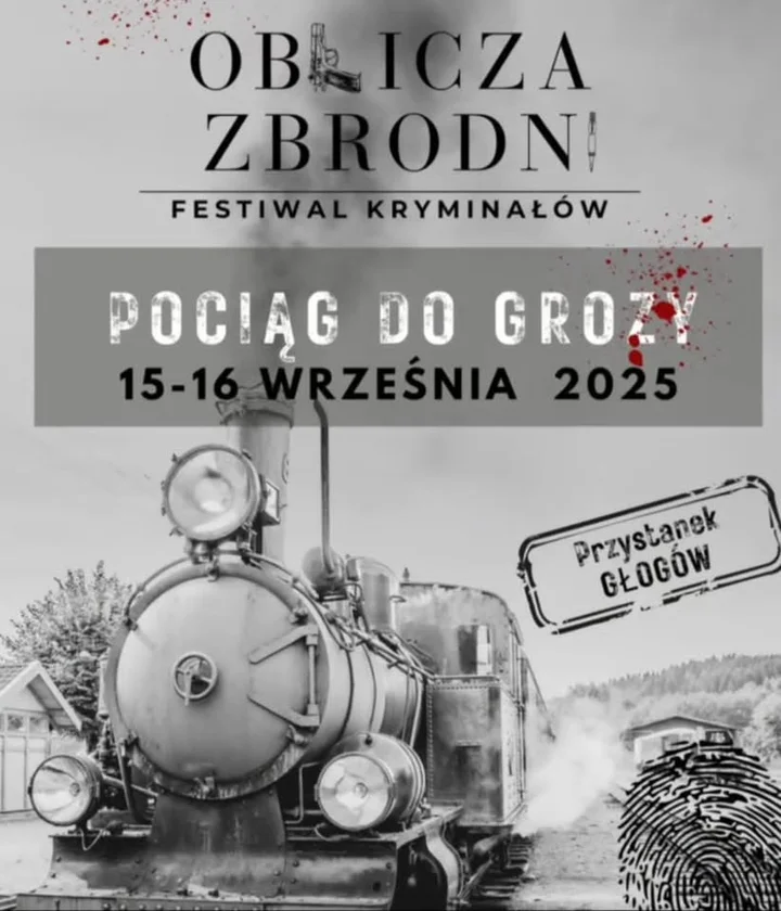 Obrazek przedstawia grafikę promocyjną wydarzenia Spotkanie z twórcami grozy w Głogowie