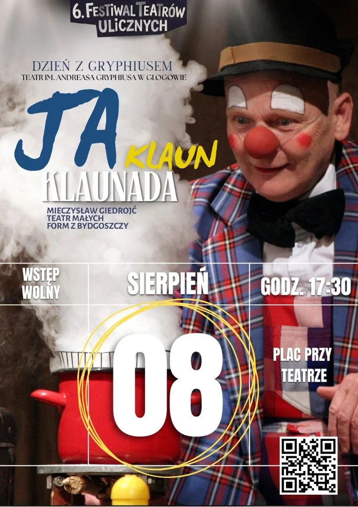 Grafika promocyjna wydarzenia „Ja, Klaun” – Klaunada