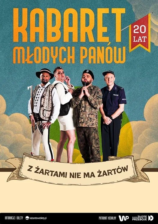 Grafika promocyjna wydarzenia Kabaret Młodych Panów
