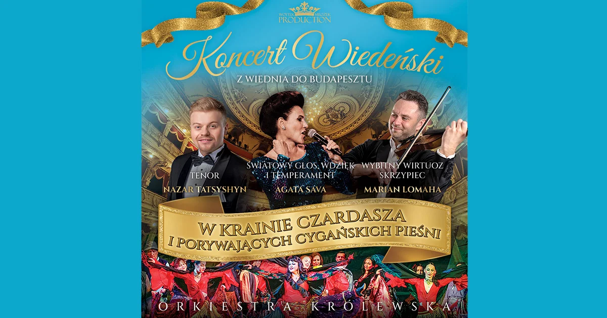 Grafika promocyjna wydarzenia Koncert muzyki klasycznej i cygańskiej w Głogowie