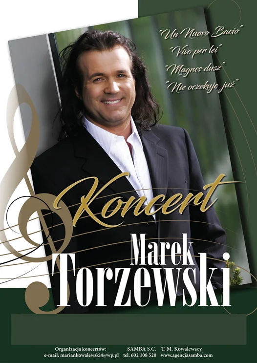 Grafika promocyjna wydarzenia Marek Torzewski w CK MOK