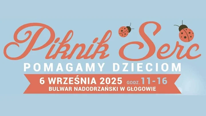 Obrazek przedstawia grafikę promocyjną wydarzenia Piknik rodzinny na Bulwarze Nadodrzańskim w Głogowie