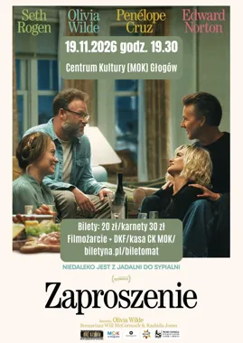 Grafika promocyjna wydarzenia DKF Szpula – Zaproszenie