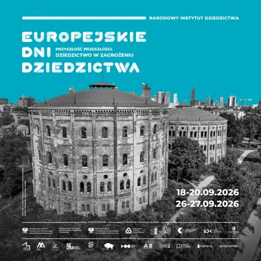Grafika promocyjna wydarzenia Europejskie Dni Dziedzictwa w MAH