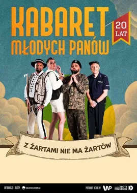 Grafika promocyjna wydarzenia Kabaret Młodych Panów