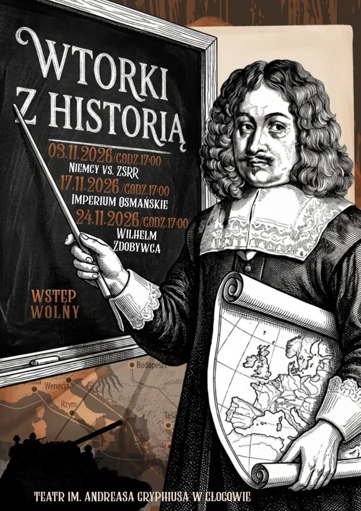 Grafika promocyjna wydarzenia Wtorki z Historią – listopad
