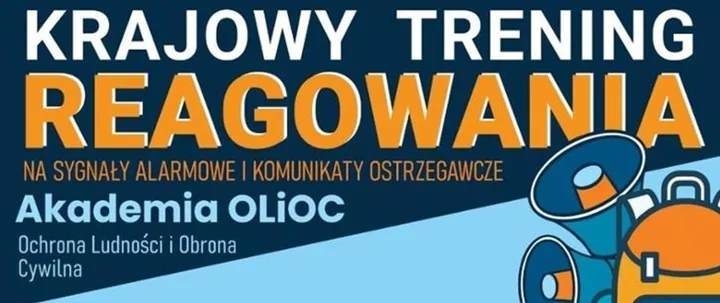 Syrena, fałszywy komunikat i plecak ewakuacyjny. 29 sierpnia ważny trening