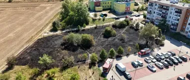 Sześć hektarów ognia nad Odrą. Strażacy z Głogowa mieli pełne ręce pracy