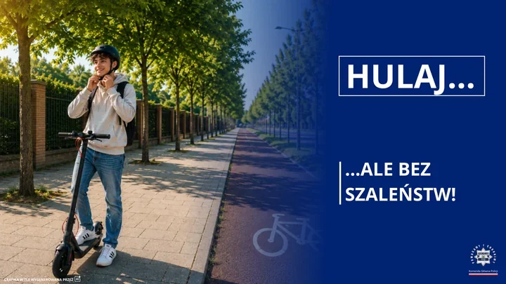 Coraz więcej wypadków z hulajnogami elektrycznymi. Policja ostrzega