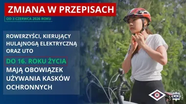 Od 3 czerwca kaski dla dzieci - nowe zasady na rowerach i hulajnogach